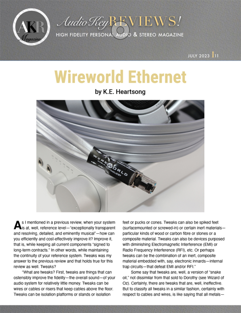 Wireworld AudioKey Review (2023) Wireworld Cable